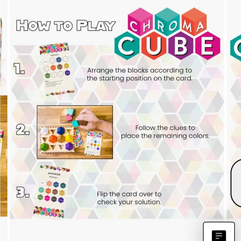 ChromaCube Colorful Puzzle Set - Picture 7 of 7